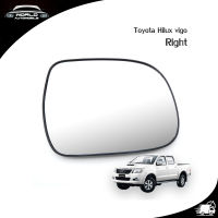 เนื้อเลนส์กระจก ข้าง ขวา Rh ใส่ Toyota Hilux Vigo Right Wing Side Door Mirror Glass Len Hilux Vigo Mk6 Toyota 2005-2014 ToyotaAftermarket Parts Hilux Vigo Mk6 ประตู ปี2005-2014 มีบริการเก็บเงินปลายทาง