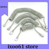 ixoo61 store 2m 3m 5m grey Flexible long Spring Shower head Hose tube plastic for bathroom Water Toilet Bidet Sprayer Telephone Line soft 1/2