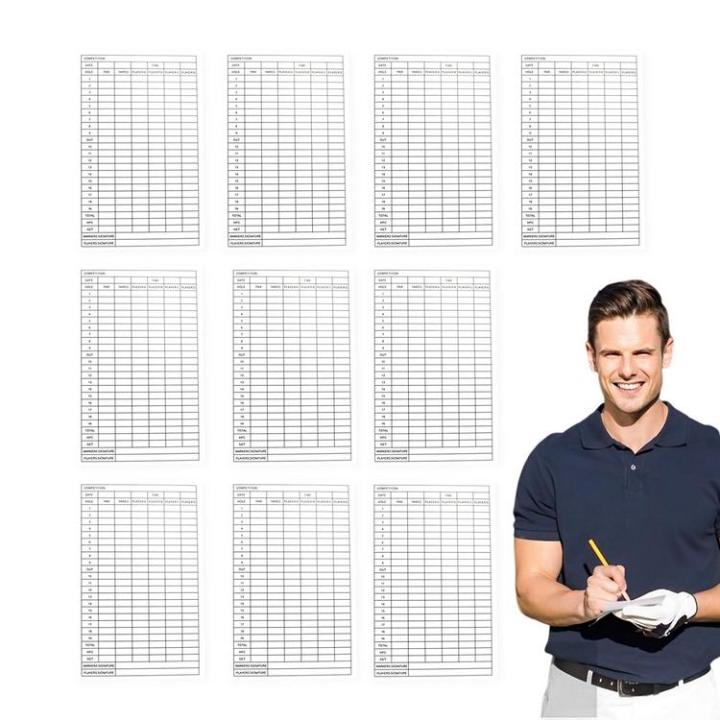 golf-score-card-sheets-track-golf-stats-score-sheet-stat-tracking-scorecards-3-9x6-inch-score-keeper-card-tracking-record-stat-card-golf-accessories-10-pcs-smart