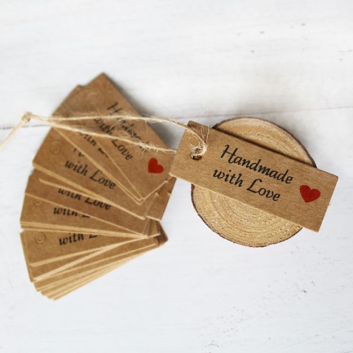 100pcs-kraft-paper-tags-with-strings-handmade-with-love-hang-tags-garment-tags-for-candy-gift-cookies-display-packing-label-card