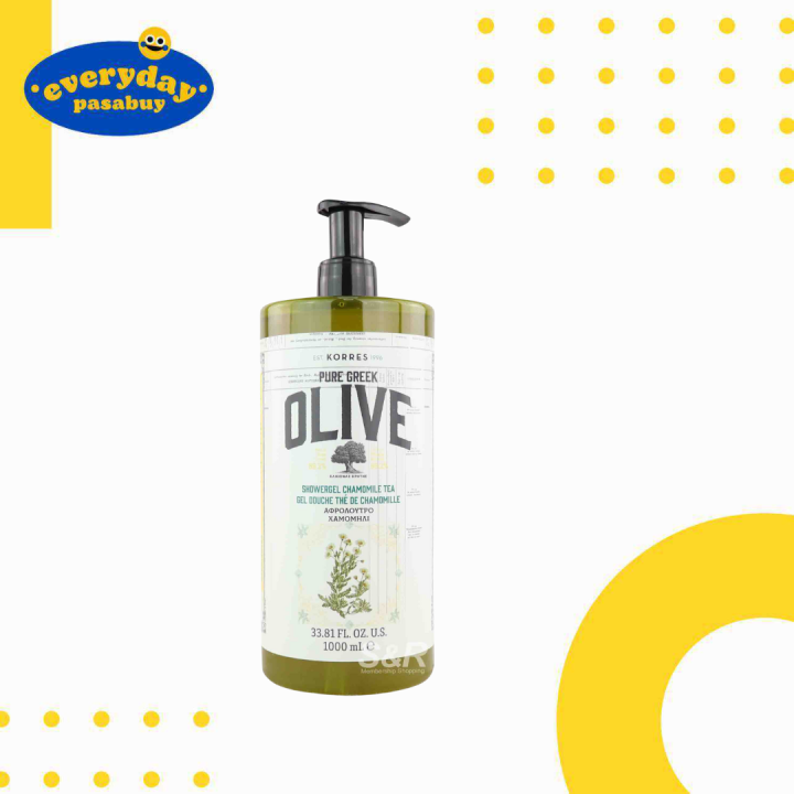 Korres Pure Greek Olive Tea Shower Gel 1L Lazada PH