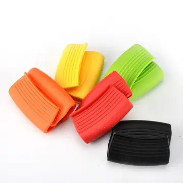 Anti-Scald Insulation Clips Silicone Lid Pot Handle Cover Pot Handle  Protectors