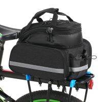 Lixada 25L Large Capacity Bicycle Rear Seat Bag Expandable Waterproof MTB Bicycle Pannier Bag Bike Rack Bag With Rain Cover