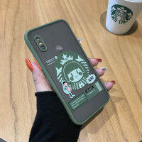 UCUC เคสโทรศัพท์เคสสำหรับ Xiaomi Redmi Note 6/ Note 6 Proกรณีแฟชั่นป้ายStarbucksสาวโปร่งใสกลับเคสใส่โทรศัพท์ขอบซิลิโคนอ่อนนุ่มคลุมทั้งหมดกรณี