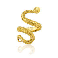 Dplaopa 925 Silver Gold Plated Silver SNAKE Rings Women Luxury 2021 high Quality Special ROCK Punk Luxury fashioon Jewelry2023