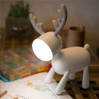 Pup Led Night Lamp for Children 1200mAh Rechargable ELK Night Lights Adjust Brightness table lamp for Home in Bedroom