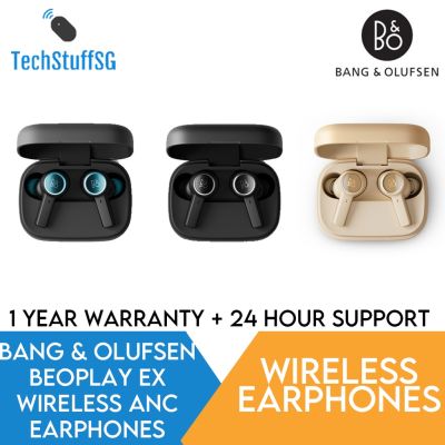 Bang &amp; Olufsen Beoplay B &amp; O EX True Wireless ไม่มีเสียงรบกวนแอคทีฟหูฟังบลูทูธไร้สาย