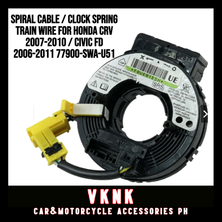 Spiral Cable / Clock Spring Train wire For Honda CRV 2007-2010 / Civic ...