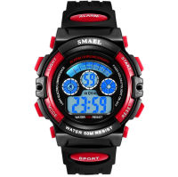 SMAEL นาฬิกาข้อมือเด็ก Sport Digital LED ระบบแสดงตัวเลข รุ่น SM0508D NEW พร้อมกล่องเหล็ก SMAEL เท่ห์