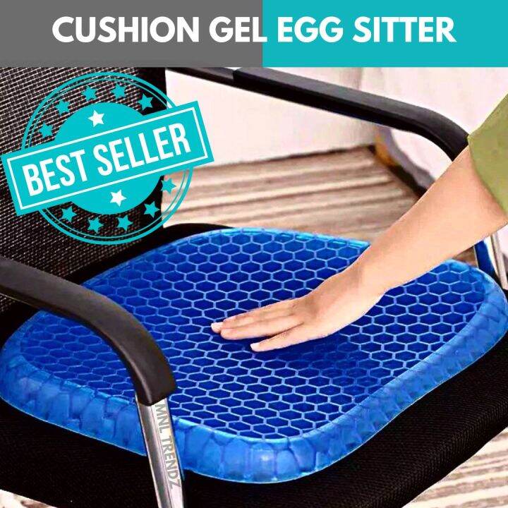 MNL Trendz Egg Sitter Gel Cushion Support for Chair / Motorcycle Cool
