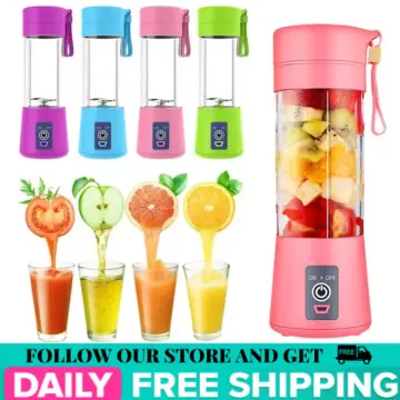Portable Electric Smoothie Blender USB Rechargeable Mini Juicer Cup Mixer  B0B0