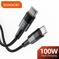 สาย USB Toocki ถึง USB C PD 100W ชาร์จเร็วชาร์จไฟได้ชนิด C เป็น Type C สำหรับ Macbook Samsung Xioami USB-C 3M สายเคเบิล