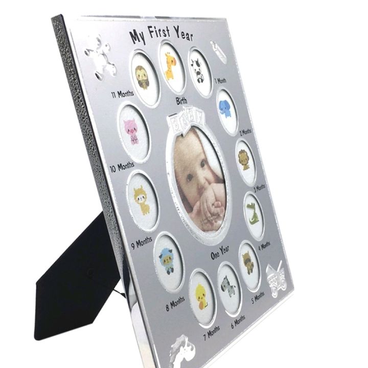Kids Photo Frame My First Year Baby Gift Kids Birthday Gift Home Family  Decoration Ornaments 12 Months Picture Frame | Lazada.Vn