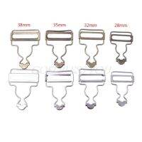 6 Sets Suspender Buckles Strap Adjuster Fastener Clip For Garment Metal Buckles Drop Shipping