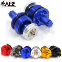 JAER Motorcycle CNC Aluminum Fork Preload Adjuster Bolts Cap for Yamaha R3 2015-2018 R25 2013-2018 MT07 MT 07