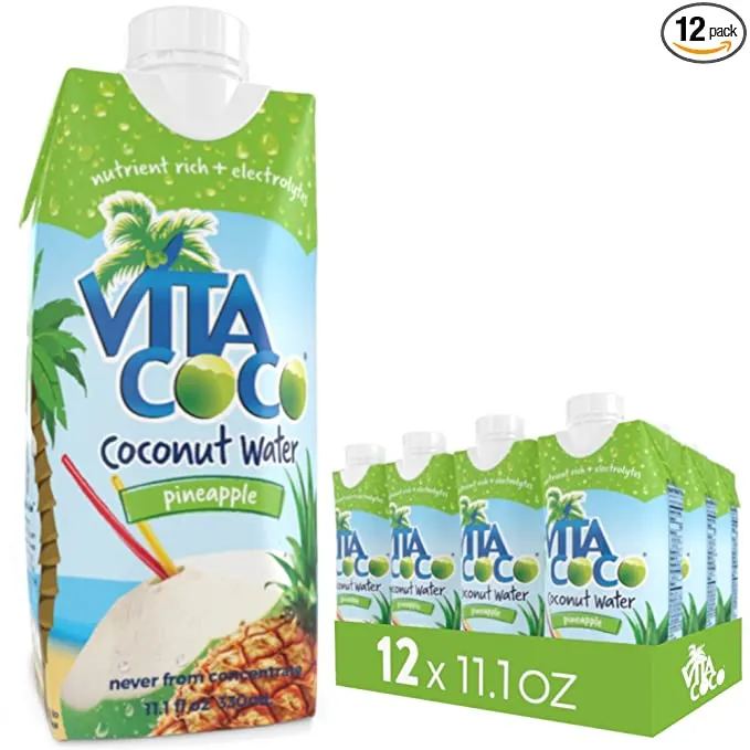 Vita coco coconut water pineapple 330 ML x 12 Lazada PH