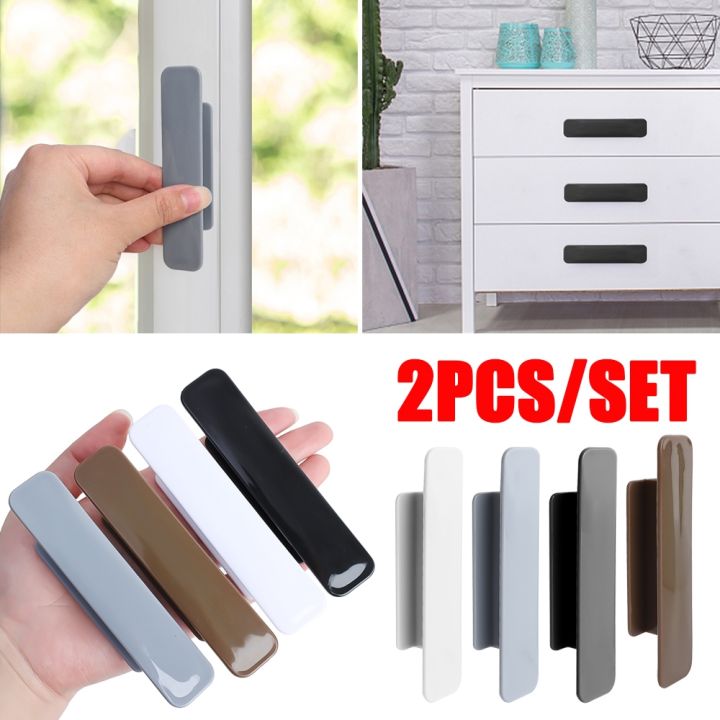 2pcs-self-adhesive-door-wardrobe-handle-window-cabinet-drawer-handles-organizer-paste-open-sliding-door-knob-auxiliary-device