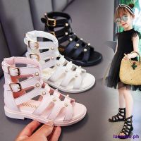 COD DSFGRTUTYIII ♟∋Girls sandals 2021 new gladiator sandals Korean Princess shoes anti-slip shoes for students childrens beach shoes and high shoes.