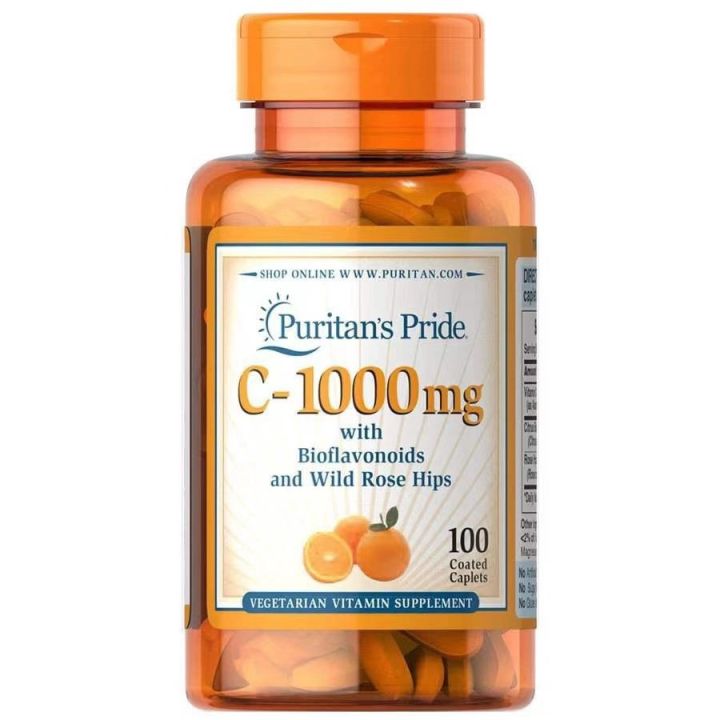 Puritans Pride Vitamin C 1000 Mg With Bioflavonoids Rose Hips 100 Caplets Lazada Ph