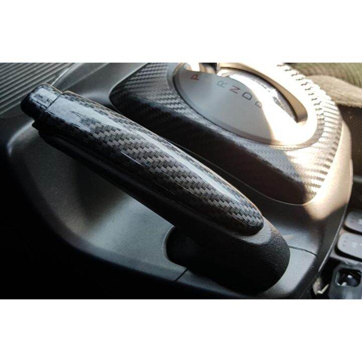 5x-47115-sna-a82za-carbon-car-interior-parking-emergency-hand-brake-handle-lever-grip-cover-for-honda-civic-2006-2011