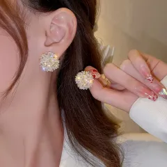 4 Shades Of Pink Ombre Flower Cluster Crochet Dangle Earrings/Microcrochet/14K  Gold/Gift For Her/Knitting Handmade Jewelry - Yahoo Shopping