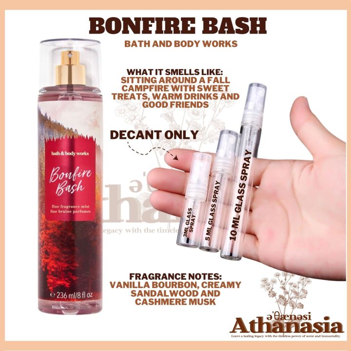 BONFIRE BASH by BATH AND BODY WORKS DECANT ONLY Lazada PH