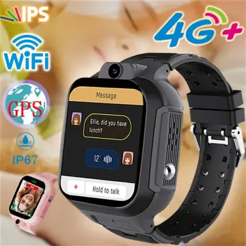 S4 Kids Smart Watch SOS Waterproof Video Camera Sim Card Call Phone  Smartwatch With Light Children's For Ios Android Boy Girl - Global Offers