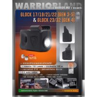 ไฟฉาย Warriorland SL-1 + ซองพกใน Kydex Glock 17/19/21/22 (Gen 3-5) &amp; Glock 23/32 (Gen 4)