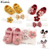 【hot sale】 ♞▧ C19 ✨ Kimi ๑ Baby Shoes and 2Pcs Baby Headband Set Newborn Baby Girls Shoes Anti-Slip Infant Toddler Soft Sole Princess Shoes Walking Shoes Headwear for 0-18 Months