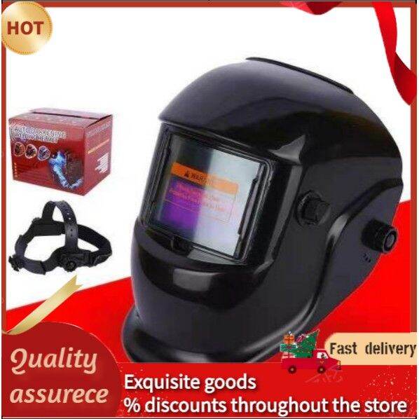 【Ready Stock】Solar Auto Darkening TIG MIG Grinding Helmets Welding Mask ...