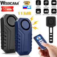 WSDCAM รถจักรยานยนต์รีโมทคอนลนาฬิกาปลุก113dB จักรยานไร้สาย Anti Theft Alarm Security Protection Waterproof Electric Car Alarm Sy