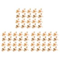 ✳❁✸ 60Pcs Gold Plated RCA Terminal Jack Plug Female Socket Chassis Panel Connector For Amplifier Speaker