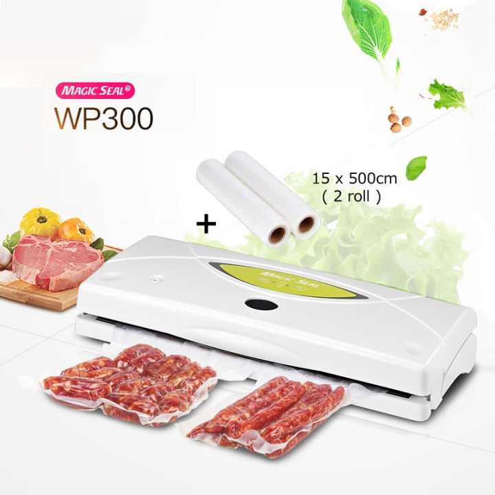 Magic Seal WP300 Vacuum Sealing System Food Saver Seal+2roll(15x500cm ...