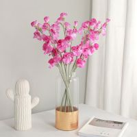 Artificial Flower Bouquet Silk Sweet Pea Fake Flowers Artificial Plant Decorative Flowers Home Decor Wedding Decoration Artificial Flowers  Plants