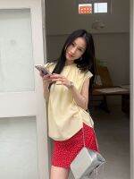 ◕○❦ Zuo Jiaqi 2023 summer new Korean version high waist wave point A-line skirt female small all-match sweet short skirt