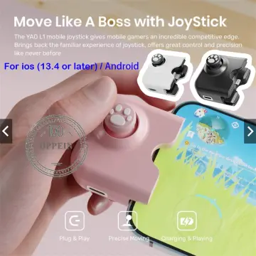IFYOO YAO L1 Pro Mobile Game Controller Joystick for iPhone (iOS 13.4 or  Later), Gaming Gamepad for PUBGG Mobile, Call of Duty Mobile(CODM), Wild