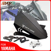 อุปกรณ์มอเตอร์ไซค์สำหรับ Yamaha MT09 MT-09 MT 09 2017 2018 2019กระจกกระจก D Eflector ป้องกันลมหน้าจอครอบคลุม