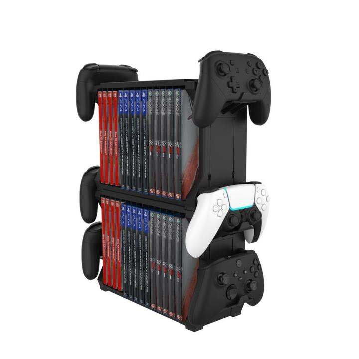 Universal Games Discs Storage Rack Game Storage Tower Game Disc Rack