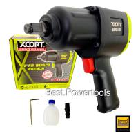 XCORT บล็อกลม Air Impact Wrench 1/2" (4หุน) 850 NM แรงบิดสูงสุด ณ ตอนนี้ ระบบค้อนคู่ Twin Hammer ปรับระดับได้ งานหนัก XC850