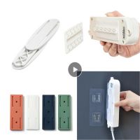 Plug Hook Seamless Punch Free Plug Sticker Holder Wall Fixer Power Strip Holders Storage Sockets Wall Shelf Stand Holder Hanger