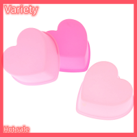 Variety ✨Hot Sale✨ 3นิ้ว8ซม.หัวใจมูสช็อกโกแลตสบู่แม่พิมพ์ตกแต่งเค้ก reet baking PAN