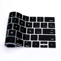 【Xiaohongs keyboard film 】 แป้นพิมพ์ภาษาสเปน US เค้าโครง Protector ฟิล์มซิลิโคนสำหรับ Macbook Pro 13 15 A1706 A1989 A1707 A1990พร้อม Touch Bar Usa ใส่