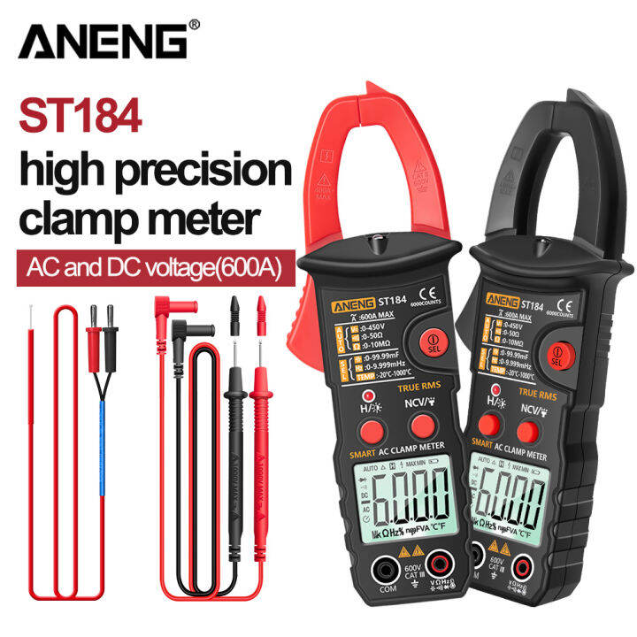 ANENG ST184 Digital Clamp Multimeter Meter 6000 Counts Professional