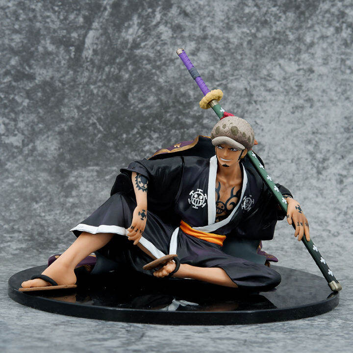 one-pieces-high17cm-action-figures-ของเล่นอะนิเมะ-wano-country-kimono-trafalgar-laws-samurai-นั่งกล่อง-figure