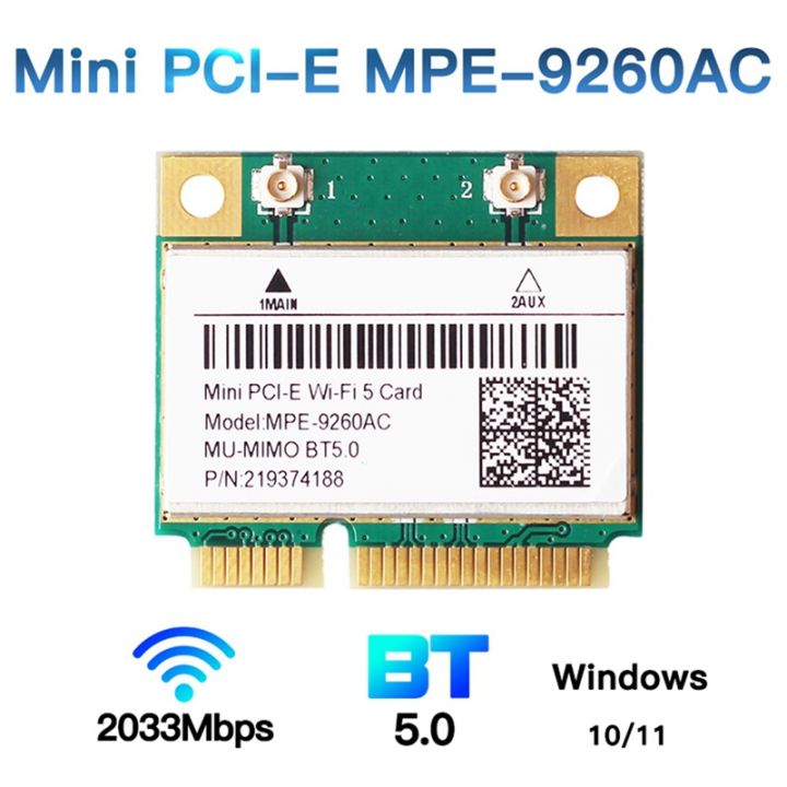 mini-pcie-card-2030mbps-9260ac-2-4g-5ghz-for-windows10-11