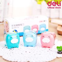 Deli กบเหลาดินสอหมูสุดน่ารัก คละสี จำนวน 1 ชิ้น