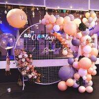 【Affordable variety of balloons】58/78เซนติเมตรวงกลมบอลลูนยืน H Older รอบซุ้มลูกโป่งกรอบแหวนสำหรับวันเกิดเด็กอาบน้ำพื้นหลังงานแต่งงานพรรคตกแต่ง