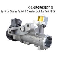 Ignition Starter Switch Metal Ignition Starter Switch &amp; Steering Lock for Seat IBIZA 6R0905851D