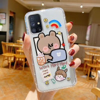 For Samsung Galaxy M21 / Samsung Galaxy M30S / Samsung Galaxy M51 TPU Soft Silicone Shockproof Covers Case Lovely Cartoon Clear