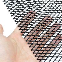 ❄ Mesh Sheet Grille 6x12mm Aluminum Alloy Car Grid Hexagonal Front Bumper Net